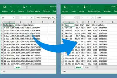 Automatización de planillas Excel para carga masiva de datos