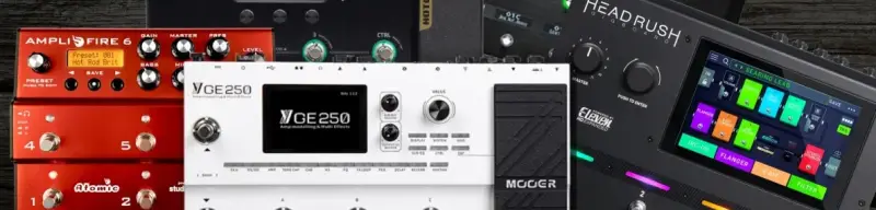 Reparación pedales efectos guitarra bajo